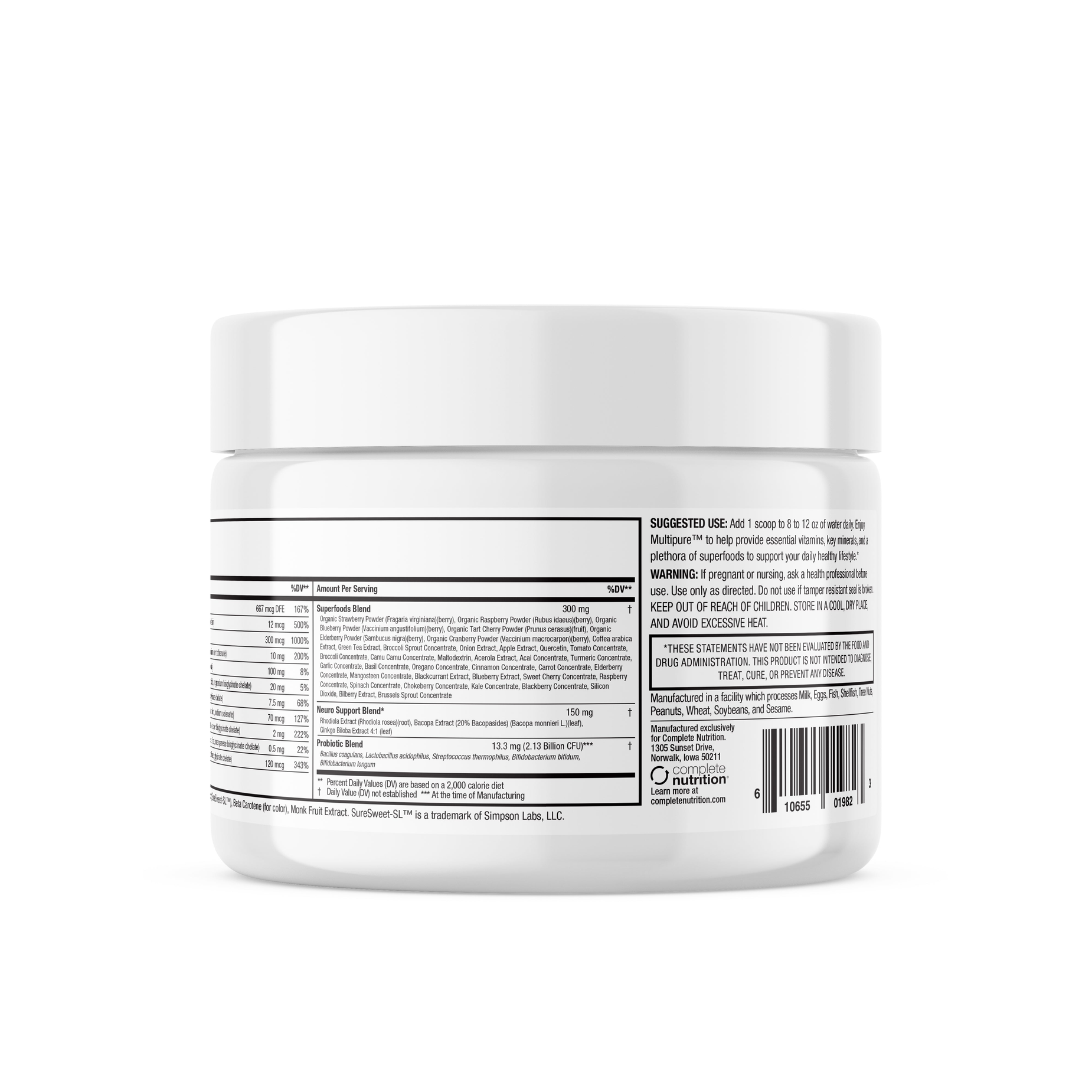 Reclaim Multi Pure Powder Vitamin