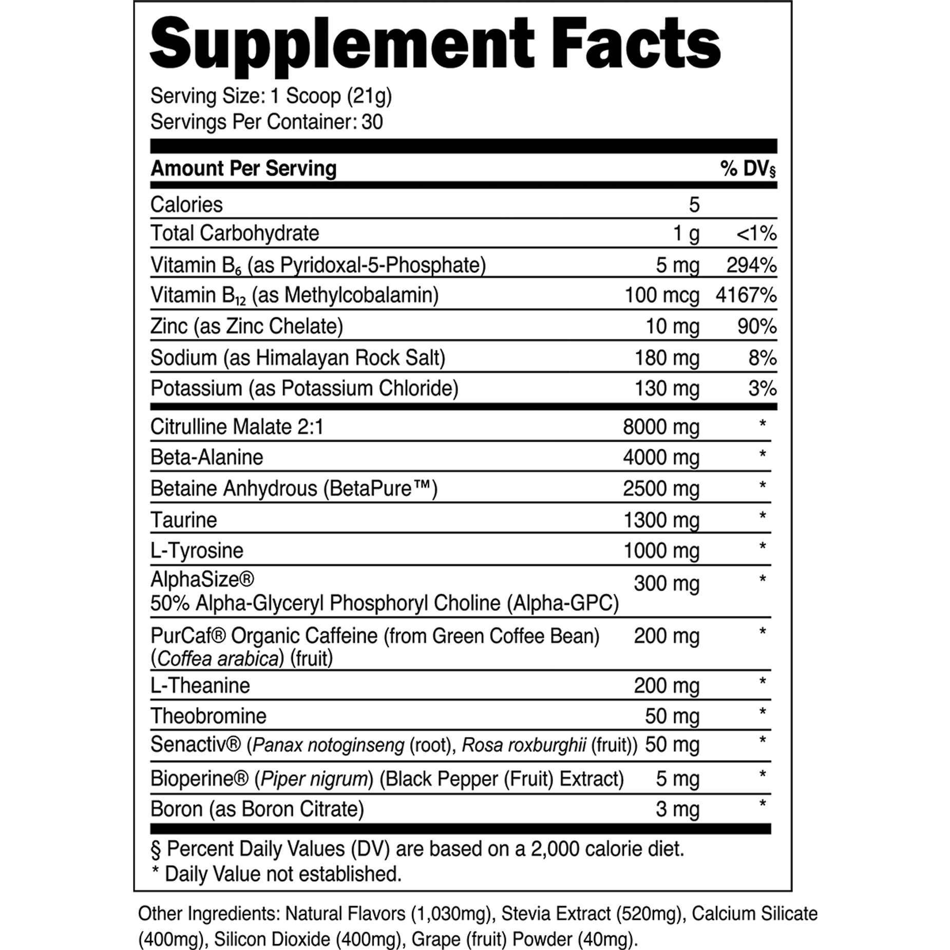 Bulk Pre-Workout