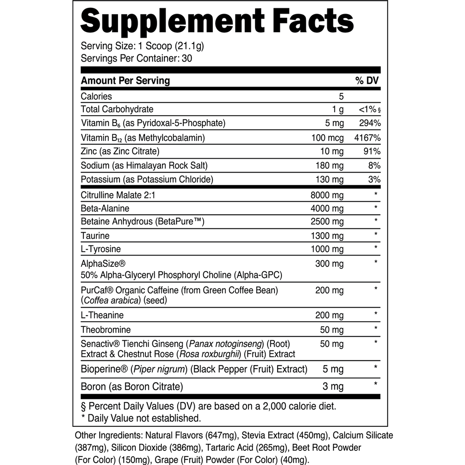 Bulk Pre-Workout