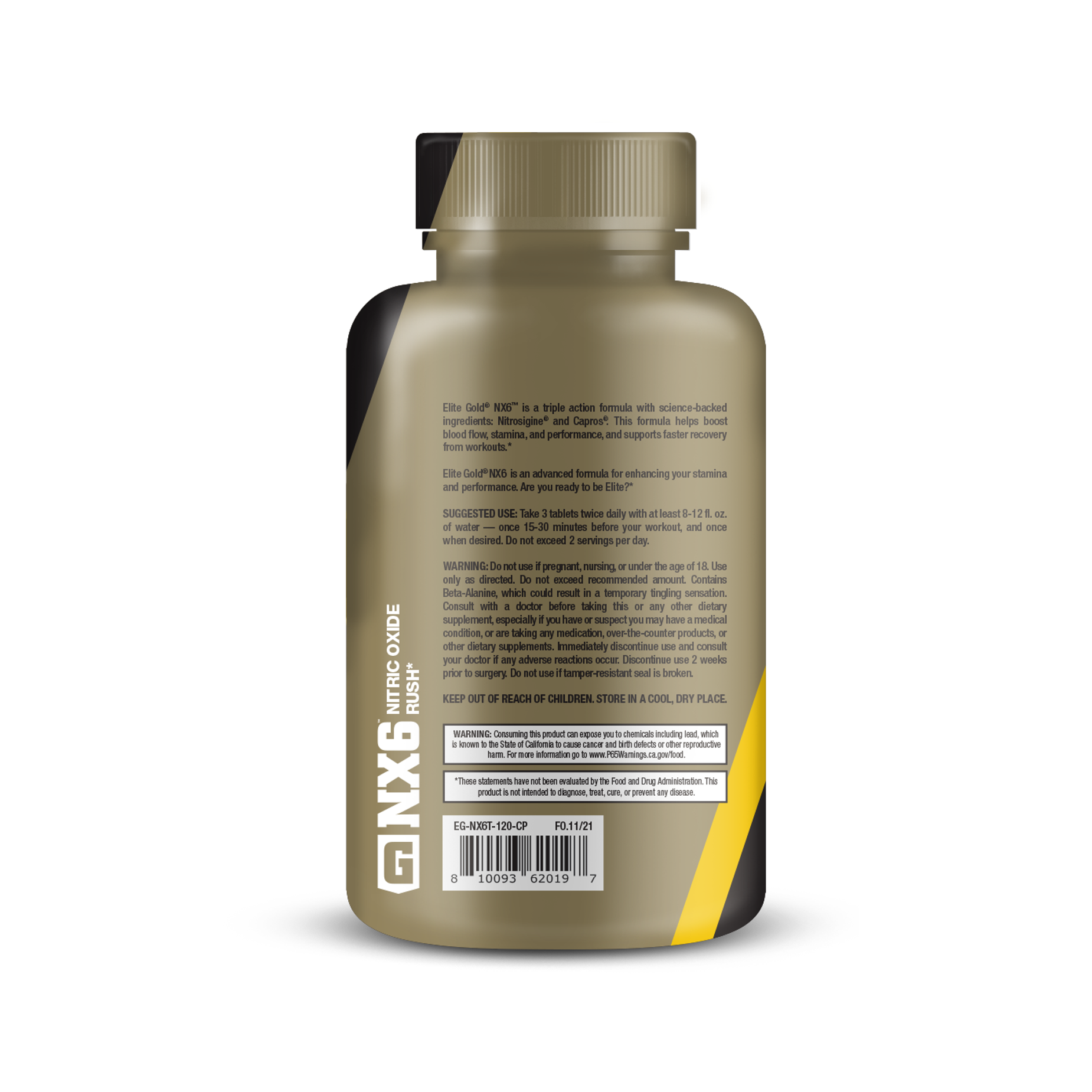 Elite Gold NX6 Nitric Oxide
