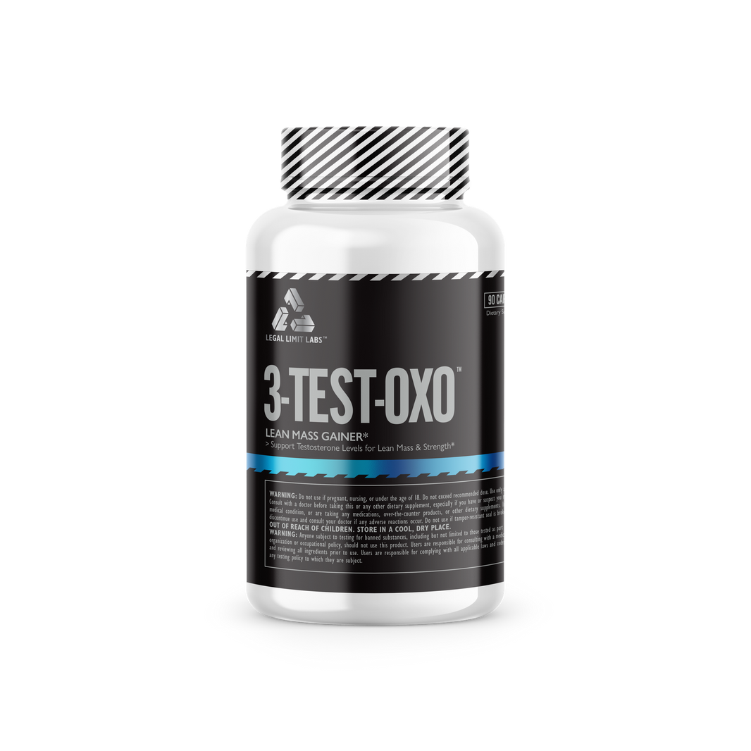 3 TEST OXO Lean Mass Gainer by Legal Limit Labs