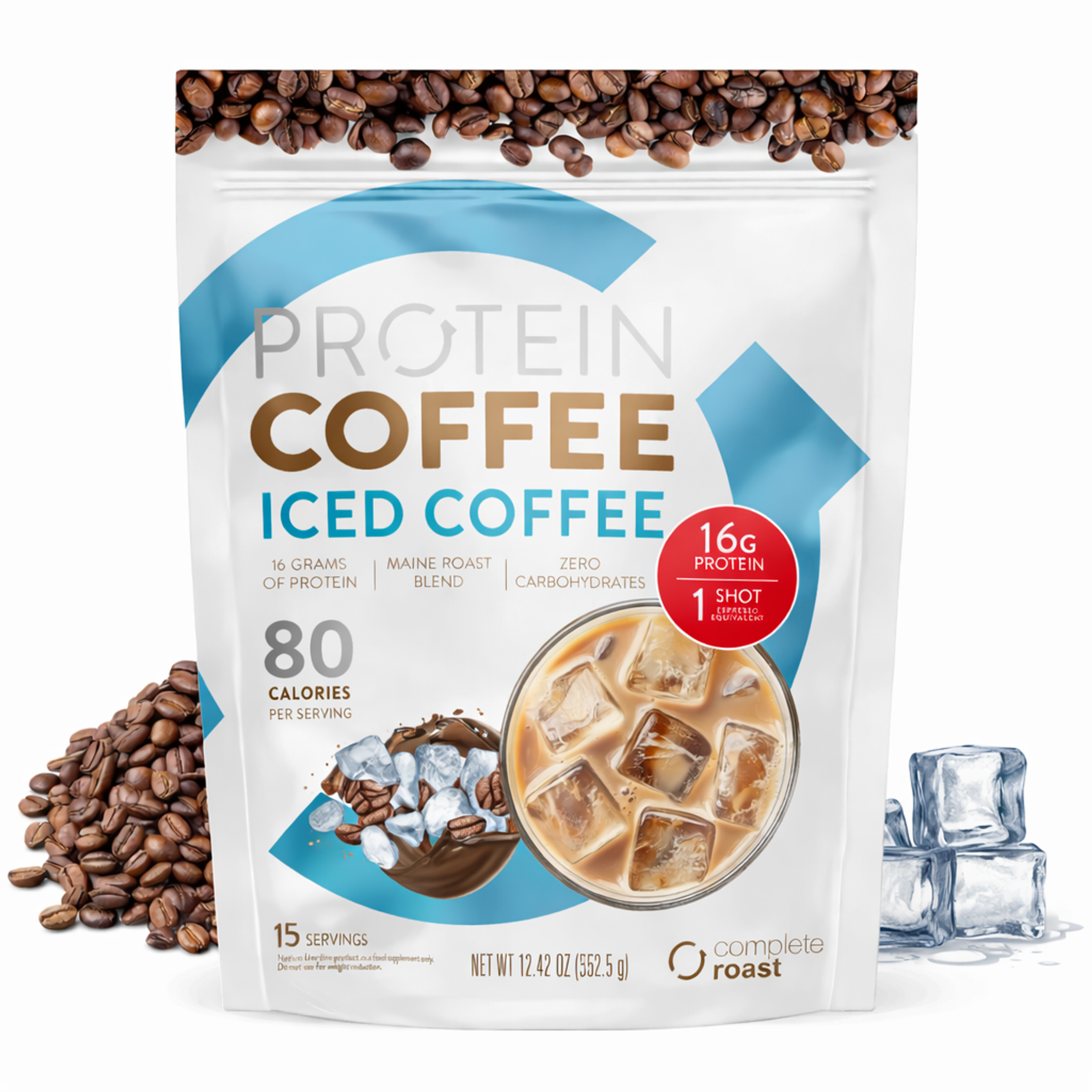 Complete Roast High Protein Iced Coffee - Maine Blend