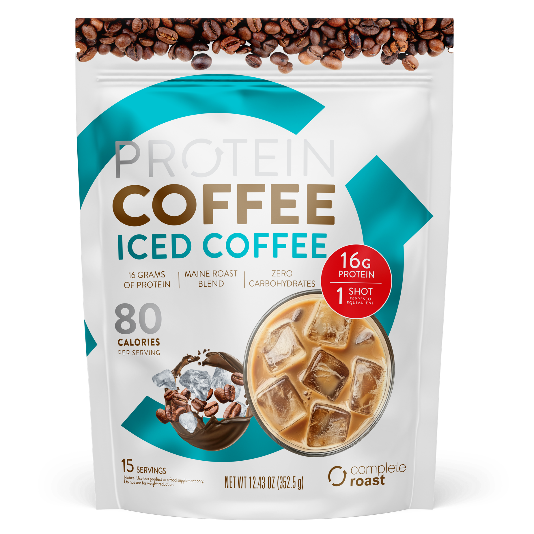 Complete Roast High Protein Iced Coffee - Maine Blend