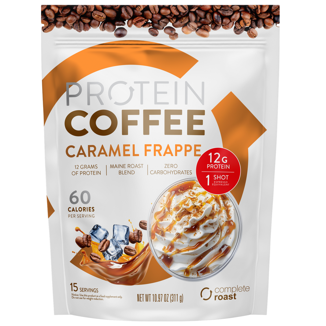 Complete Roast High Protein Coffee - Caramel Frappe - Maine Blend
