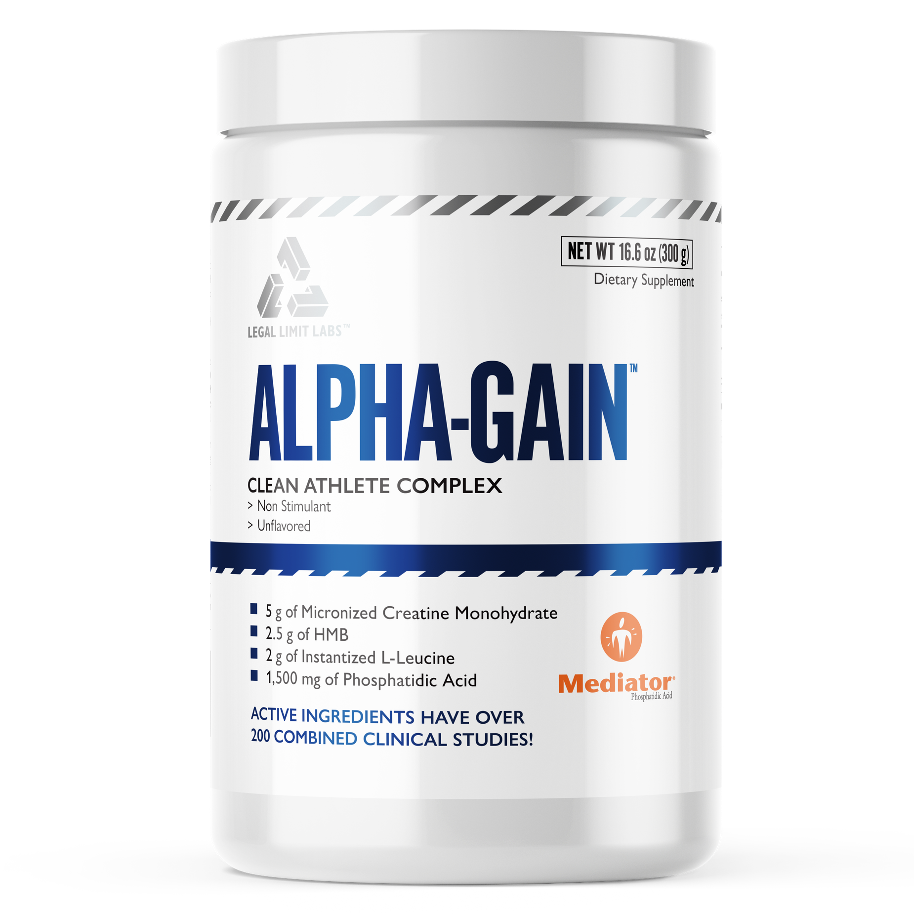 Complete Nutrition: LLL Alpha Gain- Phosphatidic Acid, HMB, L-Leucine, & Creatine