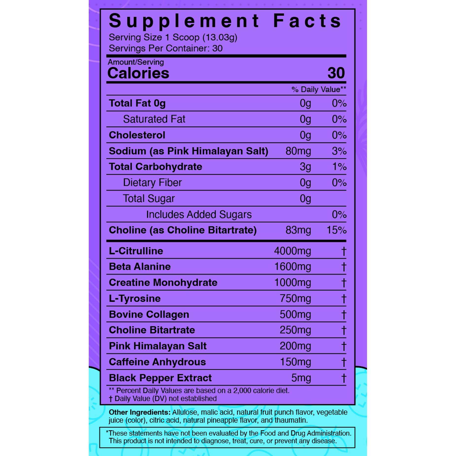 Cowabunga Pre-Workout | 150mg Caffeine, No Crash | BullFit