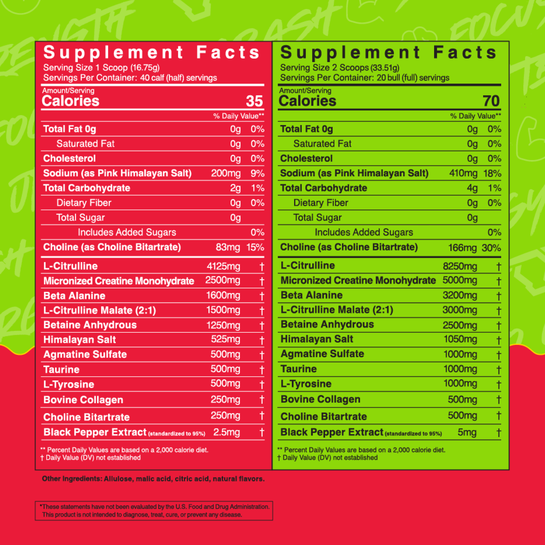 De-Calf Non-Stim Pre-Workout