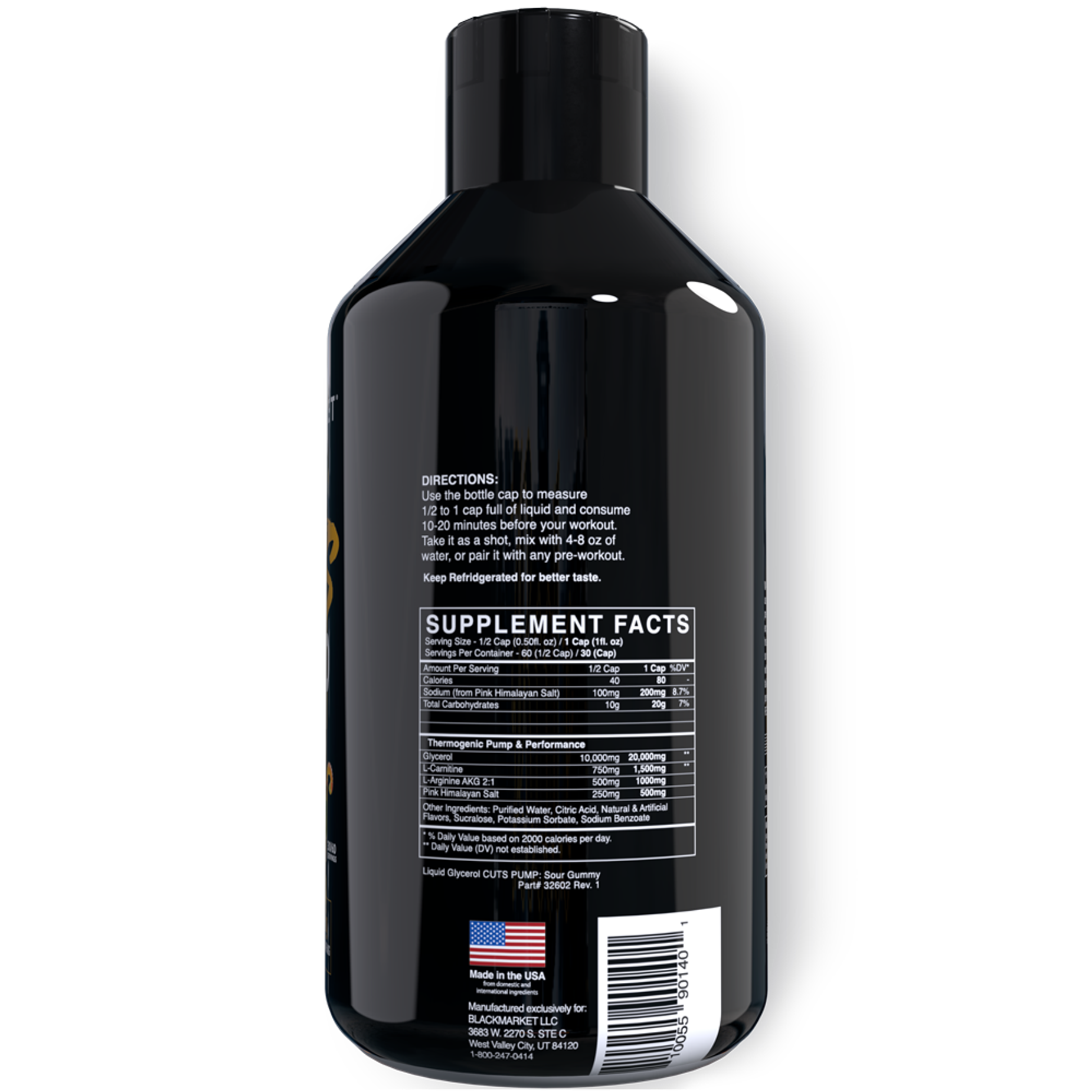 CUTS PUMP Thermogenic Glycerol
