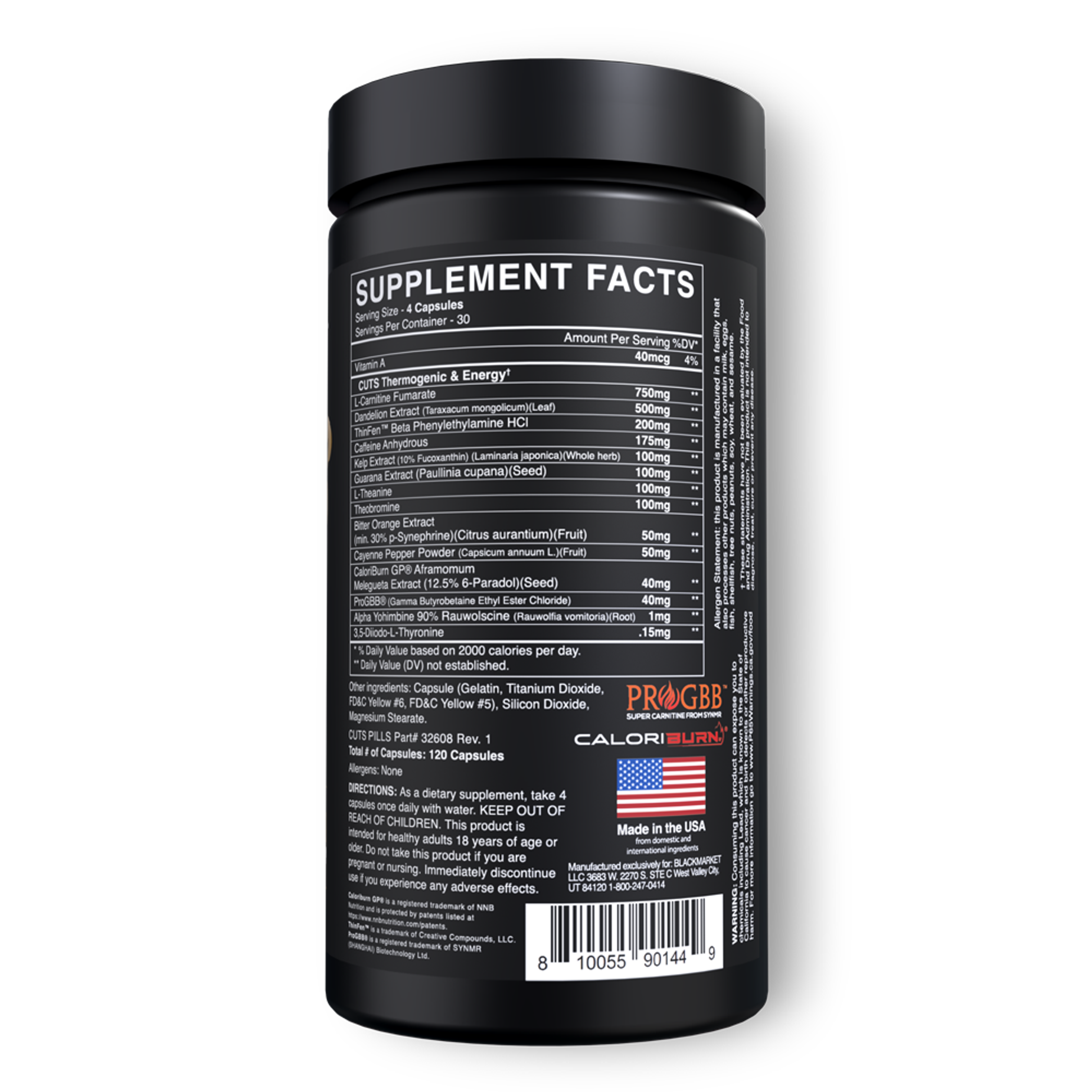 CUTS Thermogenic PILLS