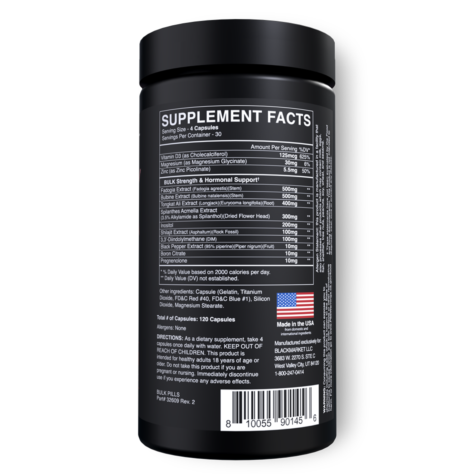 BULK Testosterone PILLS