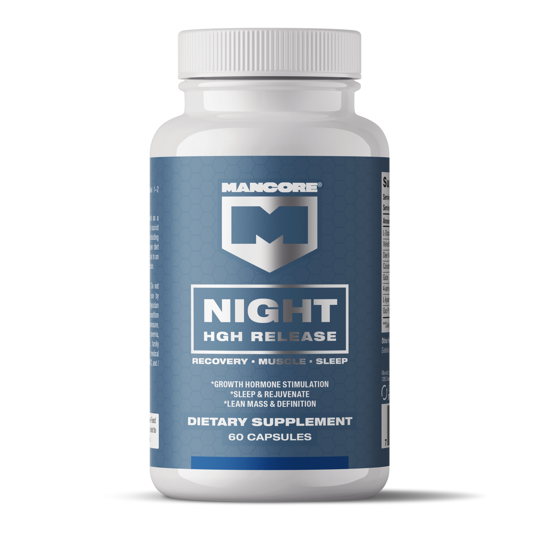 Mancore Night HGH and Testosterone