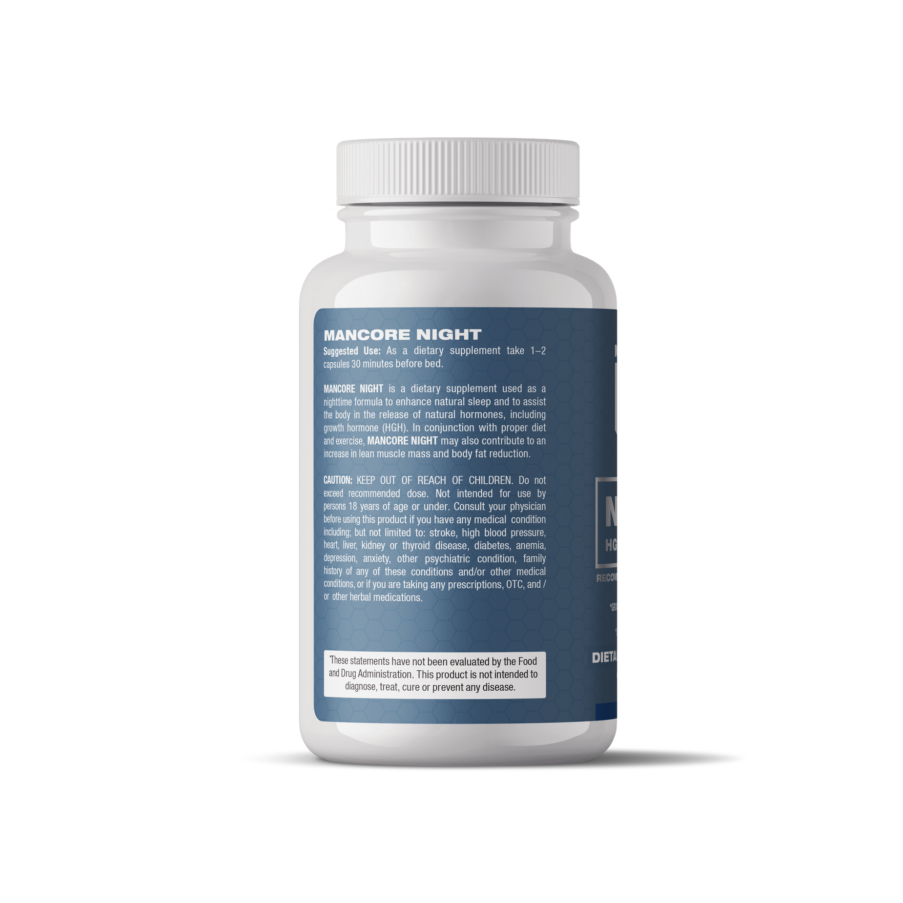 Mancore Night HGH and Testosterone