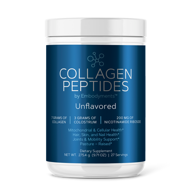 Collagen Peptides with Colostrum and NAD+ by Embodyments