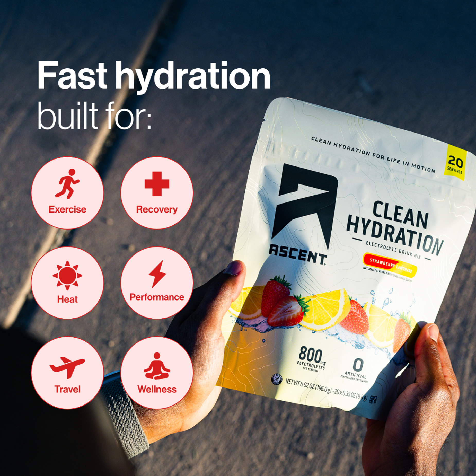 Strawberry Lemonade Clean Hydration