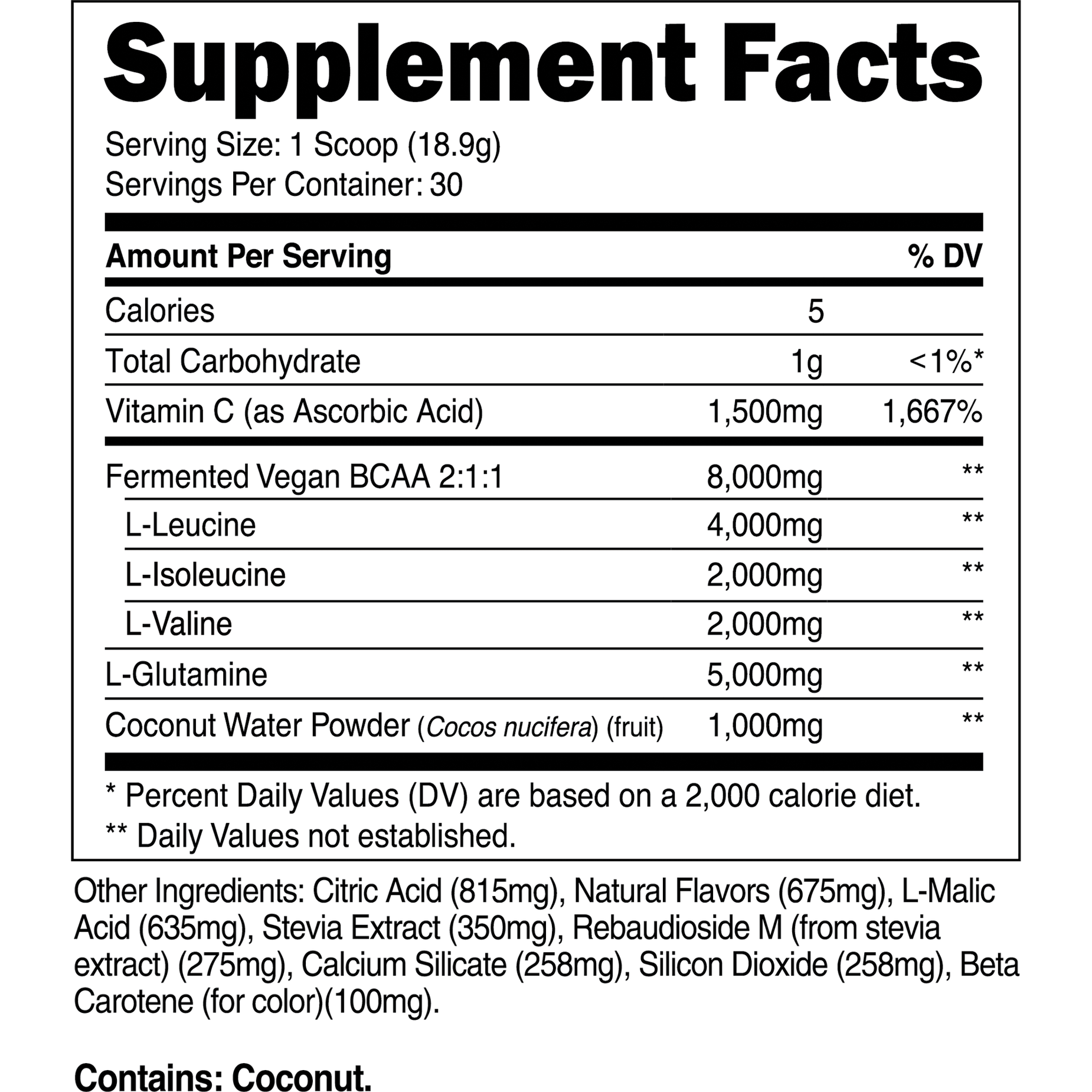 BCAA Glutamine