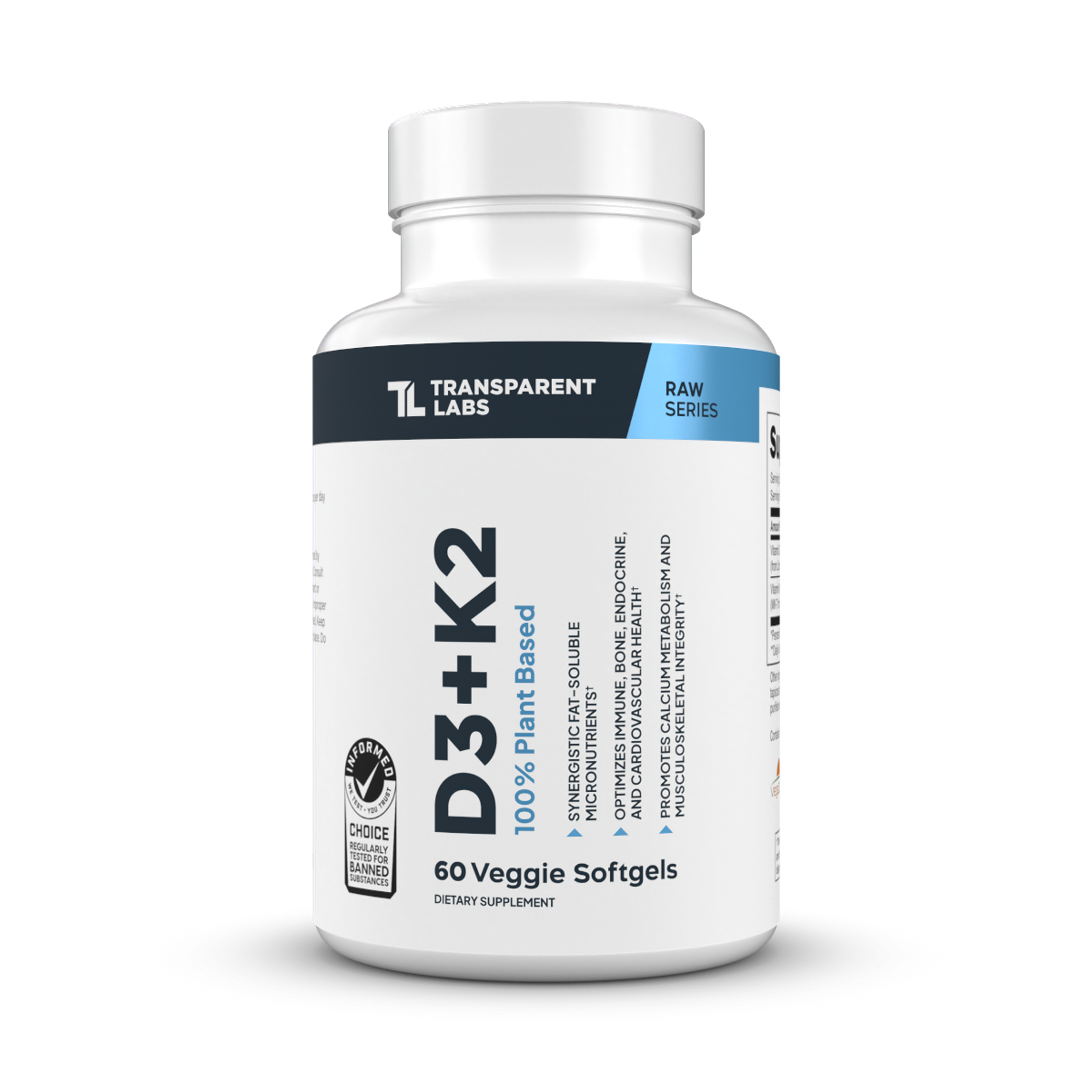 Vitamin D3 and K2
