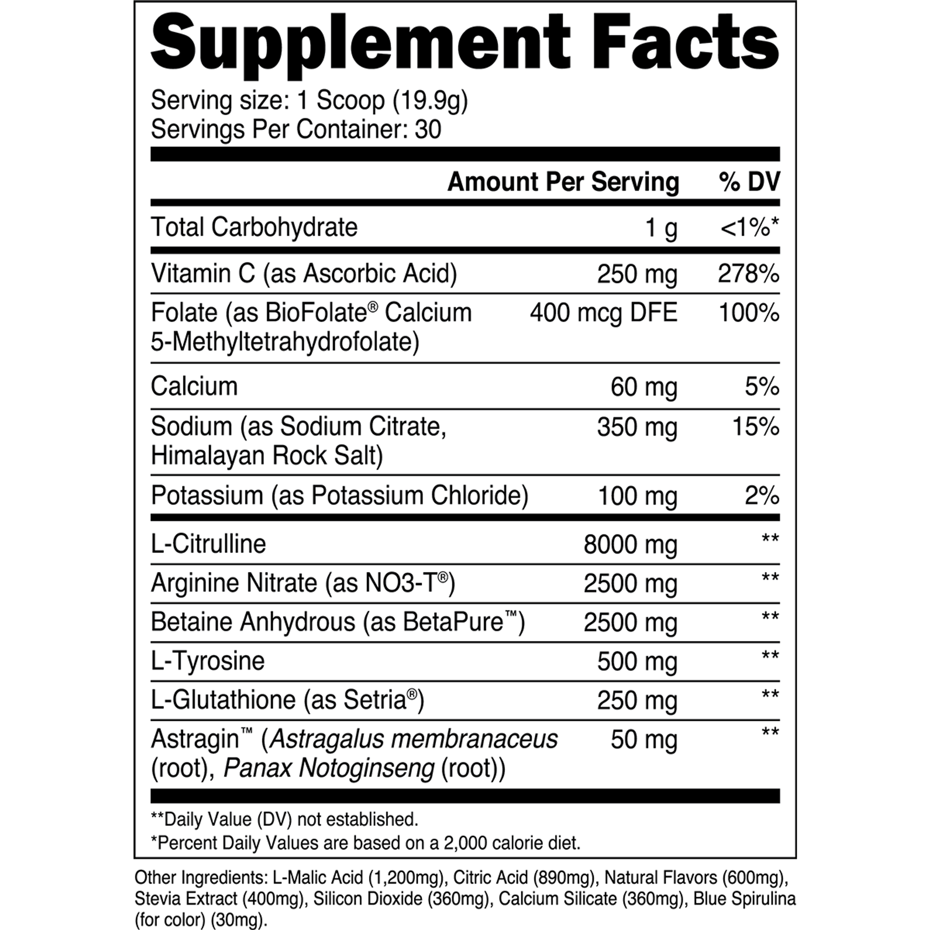 Pump Pre-Workout